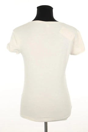 T-shirt Armani Jeans Ecru en Coton