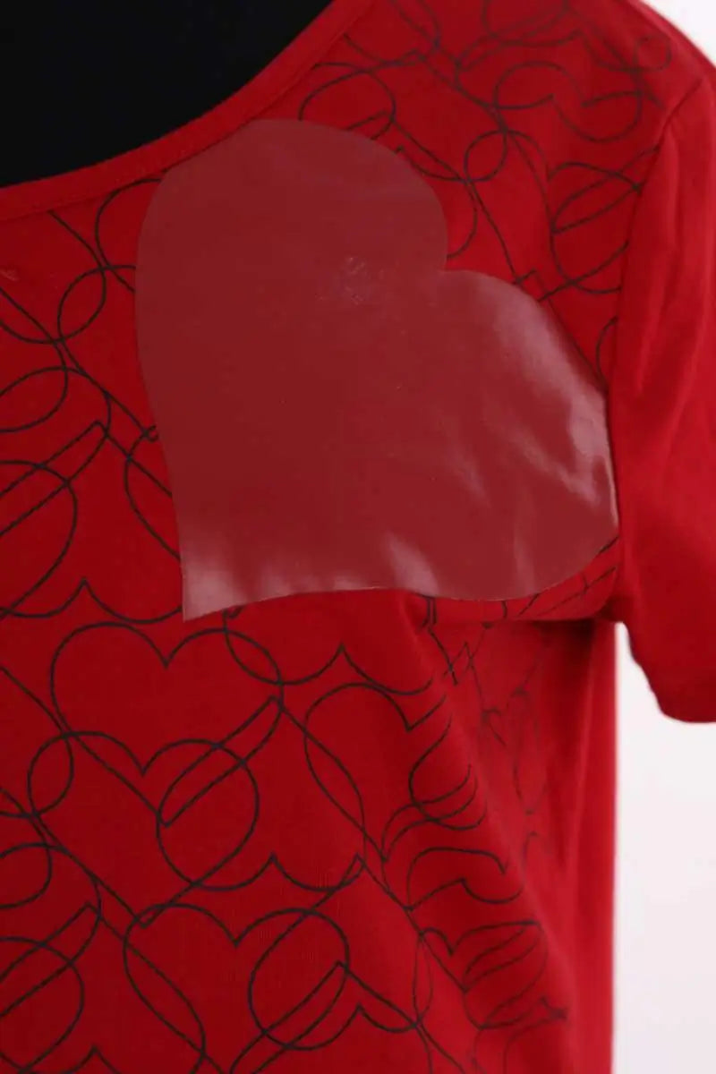 T-shirt Armani Jeans Rouge en Coton