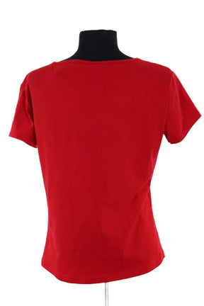 T-shirt Armani Jeans Rouge en Coton