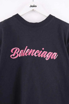 T-shirt Balenciaga Noir en Coton