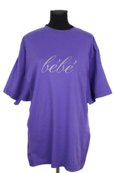 T-shirt Balenciaga Violet en Coton, taille M - Seconde Main