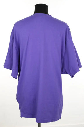 T-shirt Balenciaga Violet en Coton