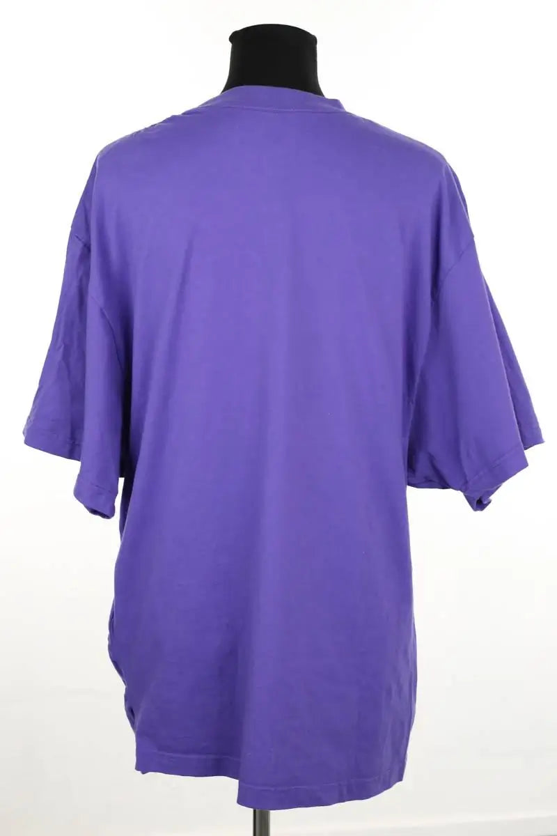 T-shirt Balenciaga Violet en Coton
