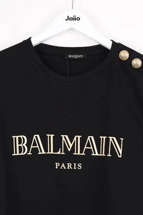 T-shirt Balmain Noir en Coton