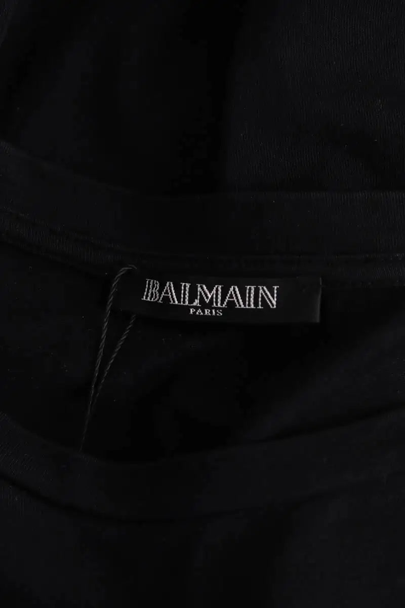 T-shirt Balmain Noir en Coton