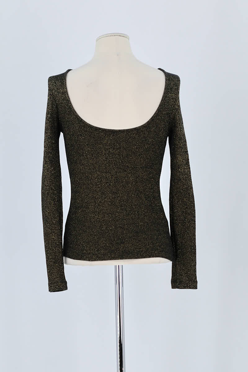 T-shirt Balzac Argent en Coton