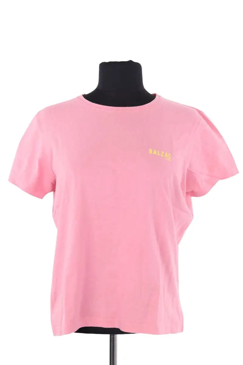 T-shirt Balzac Rose en Coton, taille M - Seconde Main