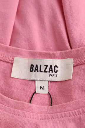 T-shirt Balzac Rose en Coton