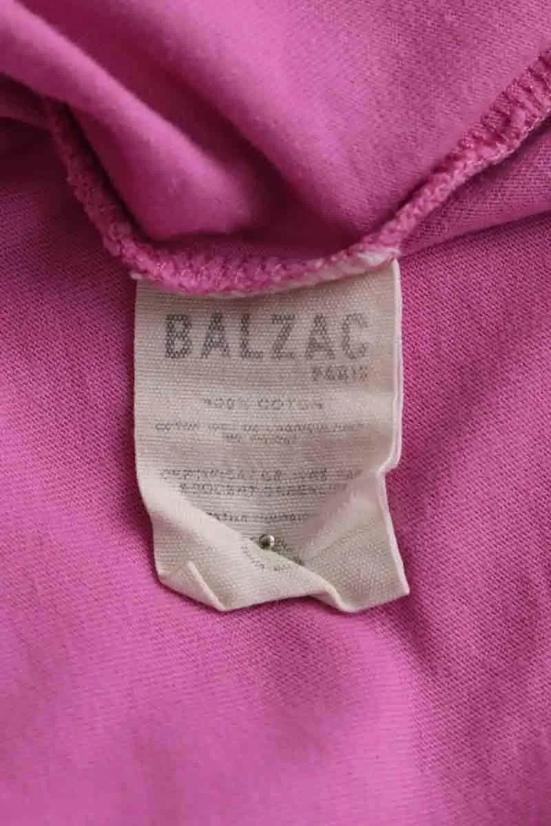 T-shirt Balzac Rose en Coton