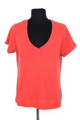 T-shirt Balzac Rouge en Coton, taille S - Seconde Main