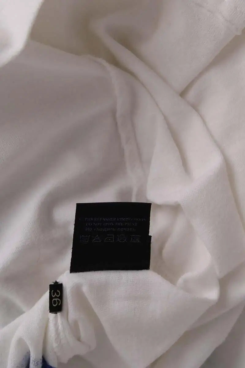 T-shirt Barbara Bui Blanc en Coton