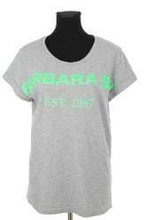 T-shirt Barbara Bui Gris en Coton, taille TU - Seconde Main