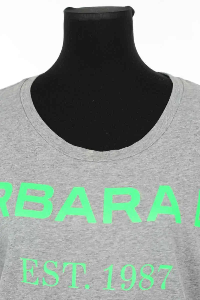 T-shirt Barbara Bui Gris en Coton