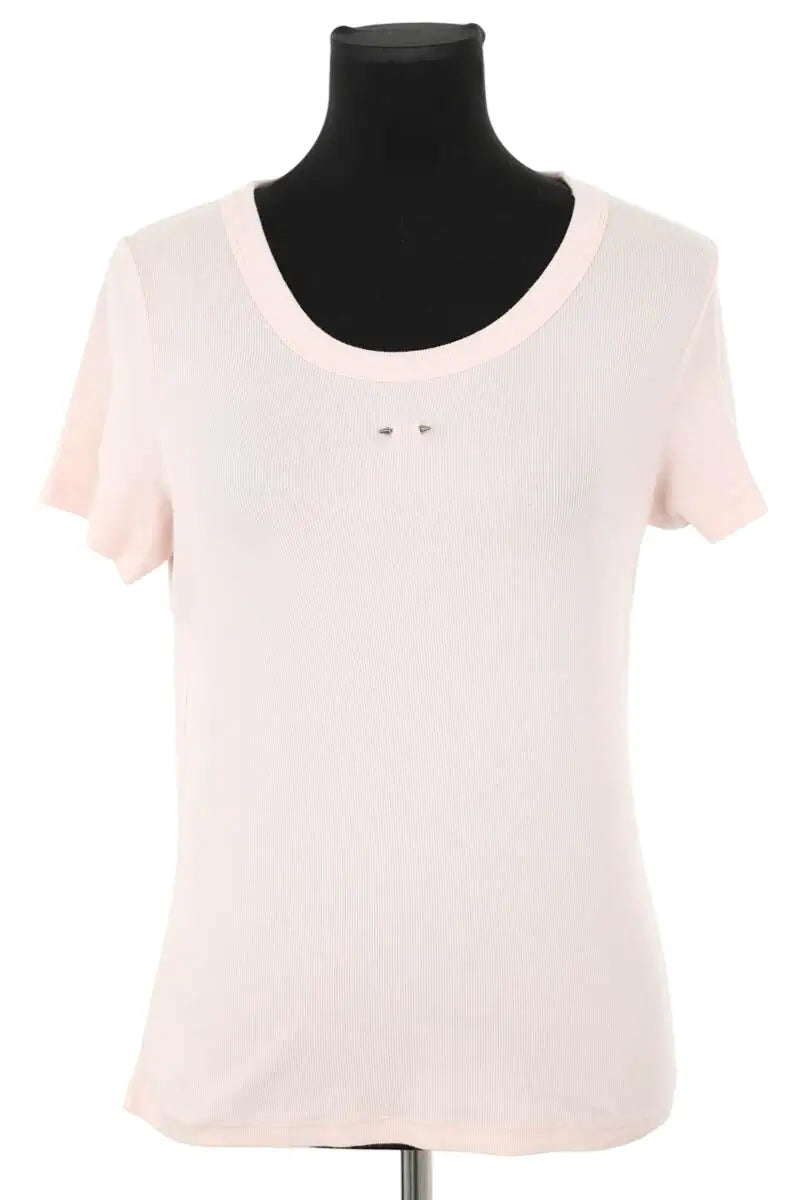 T-shirt Barbara Bui Rose en Coton, taille L - Seconde Main