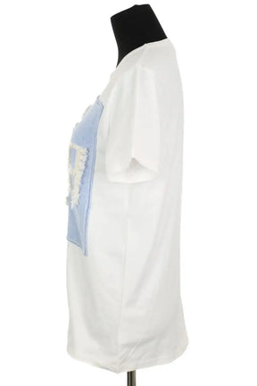 T-shirt Barrie Blanc en Coton