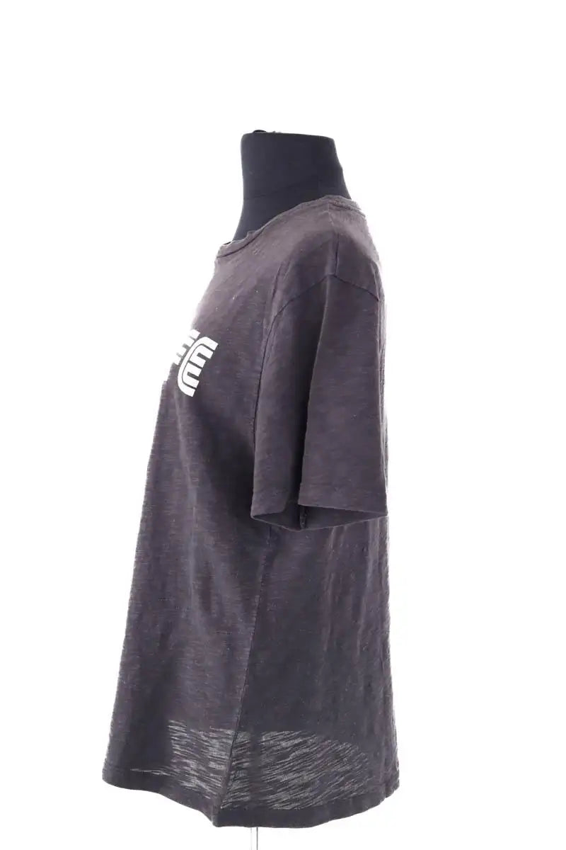 T-shirt Ba&Sh Anthracite en Lin