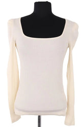 T-shirt Ba&Sh Beige en Coton, taille S - Seconde Main