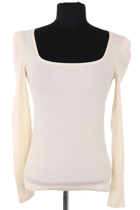 T-shirt Ba&Sh Beige en Coton, taille S - Seconde Main