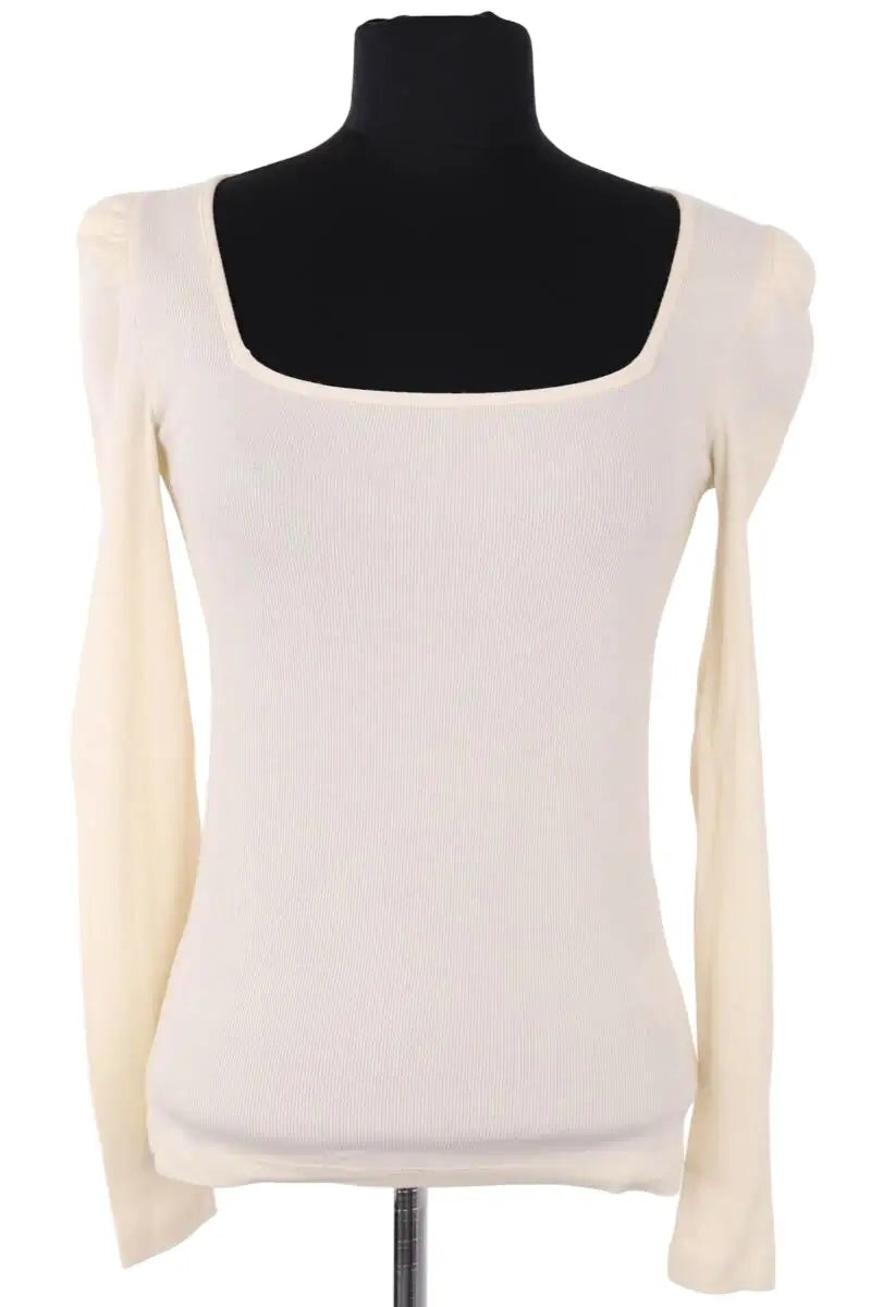 T-shirt Ba&Sh Beige en Coton, taille S - Seconde Main