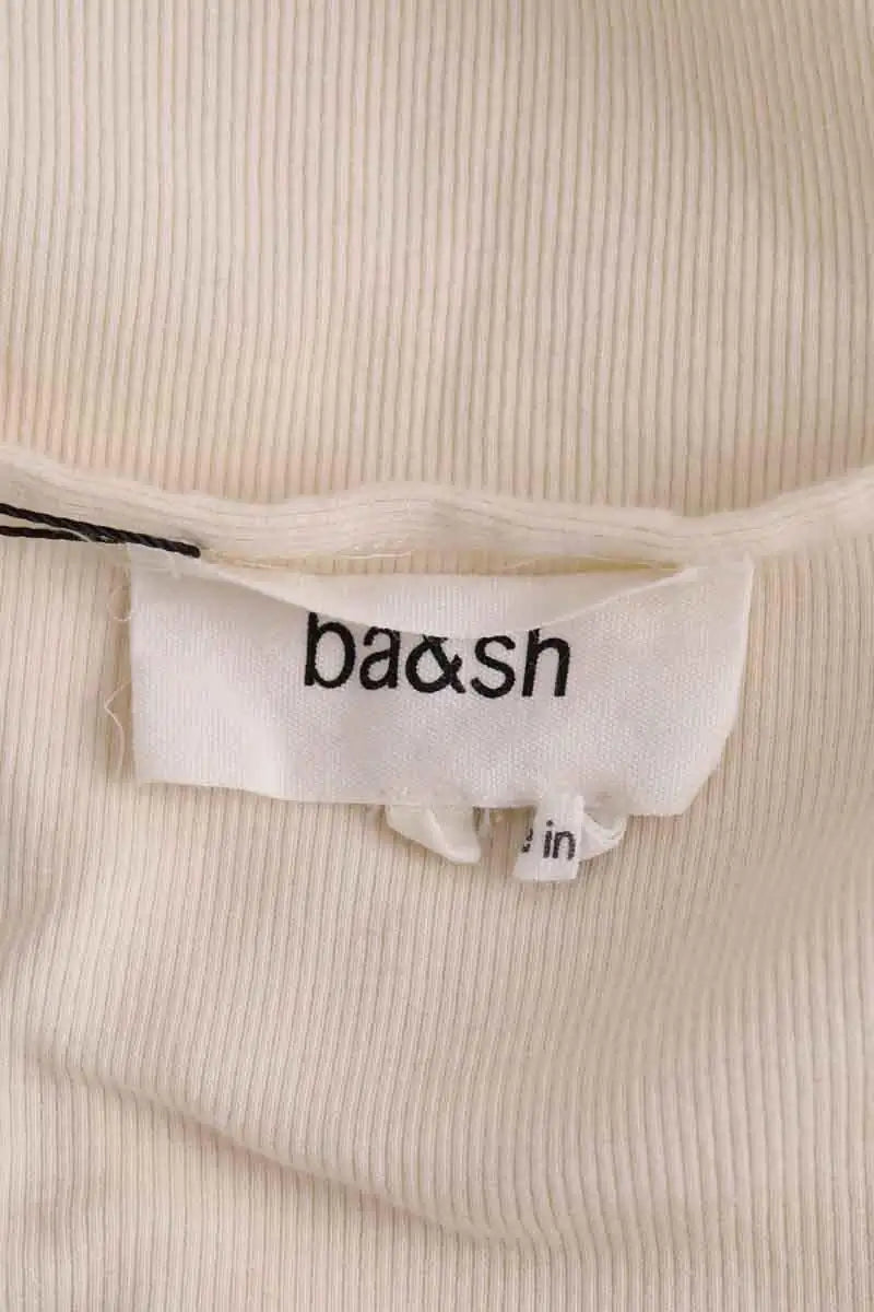 T-shirt Ba&Sh Beige en Coton