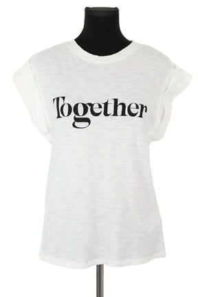 T-shirt Bash Blanc en Coton, taille S - Seconde Main