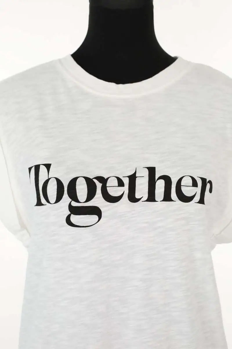 T-shirt Bash Blanc en Coton