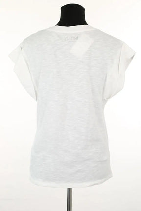 T-shirt Bash Blanc en Coton