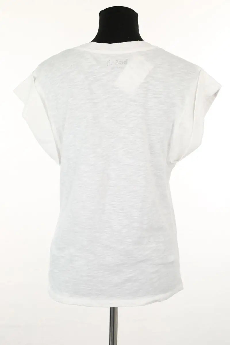 T-shirt Bash Blanc en Coton