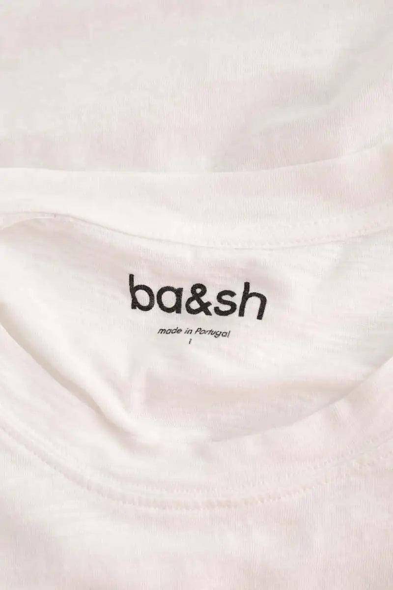T-shirt Bash Blanc en Coton