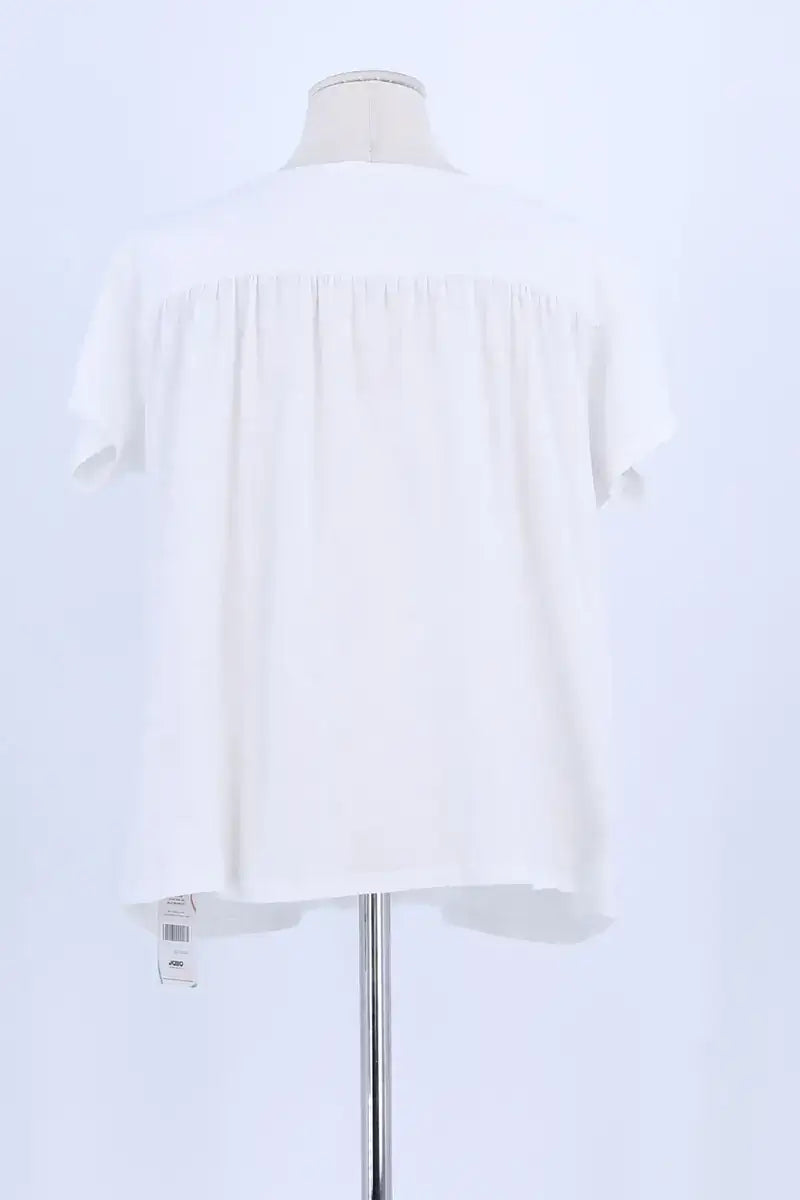 T-shirt Ba&Sh Blanc en Coton