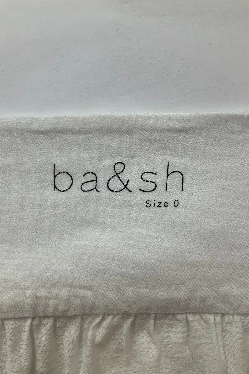 T-shirt Ba&Sh Blanc en Coton