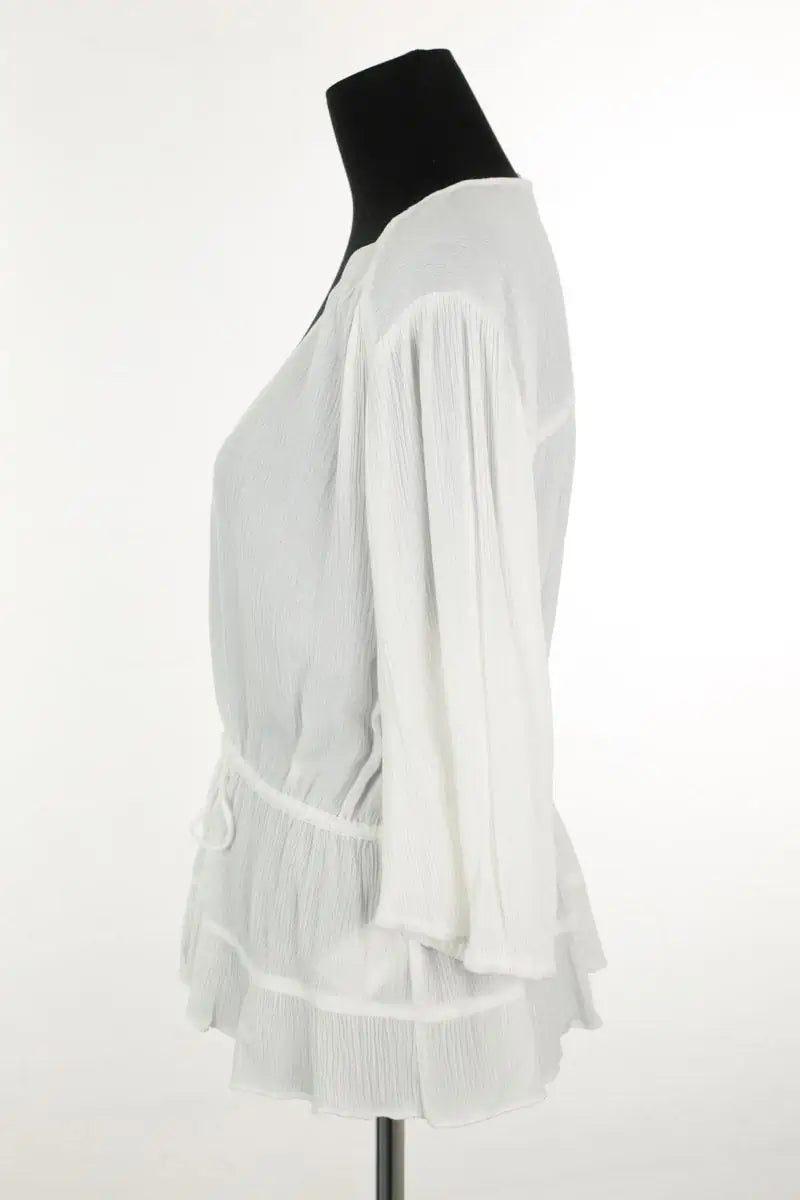 T-shirt Ba&Sh Blanc en Viscose