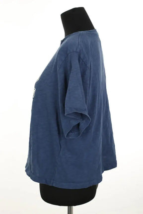 T-shirt Ba&Sh Bleu en Coton