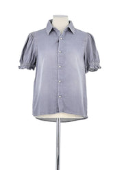 T-shirt Bash Gris en Coton, taille XS - Seconde Main