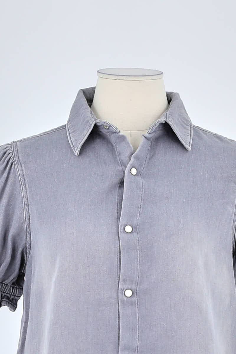T-shirt Bash Gris en Coton