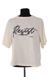 T-shirt Ba&Sh Jaune en Coton, taille S - Seconde Main