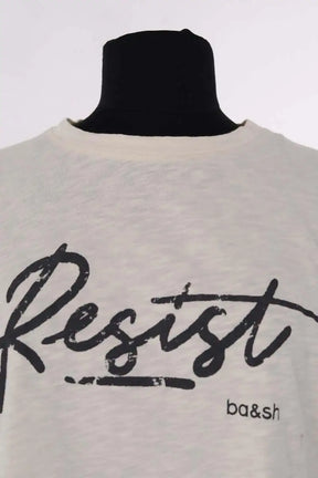 T-shirt Ba&Sh Jaune en Coton