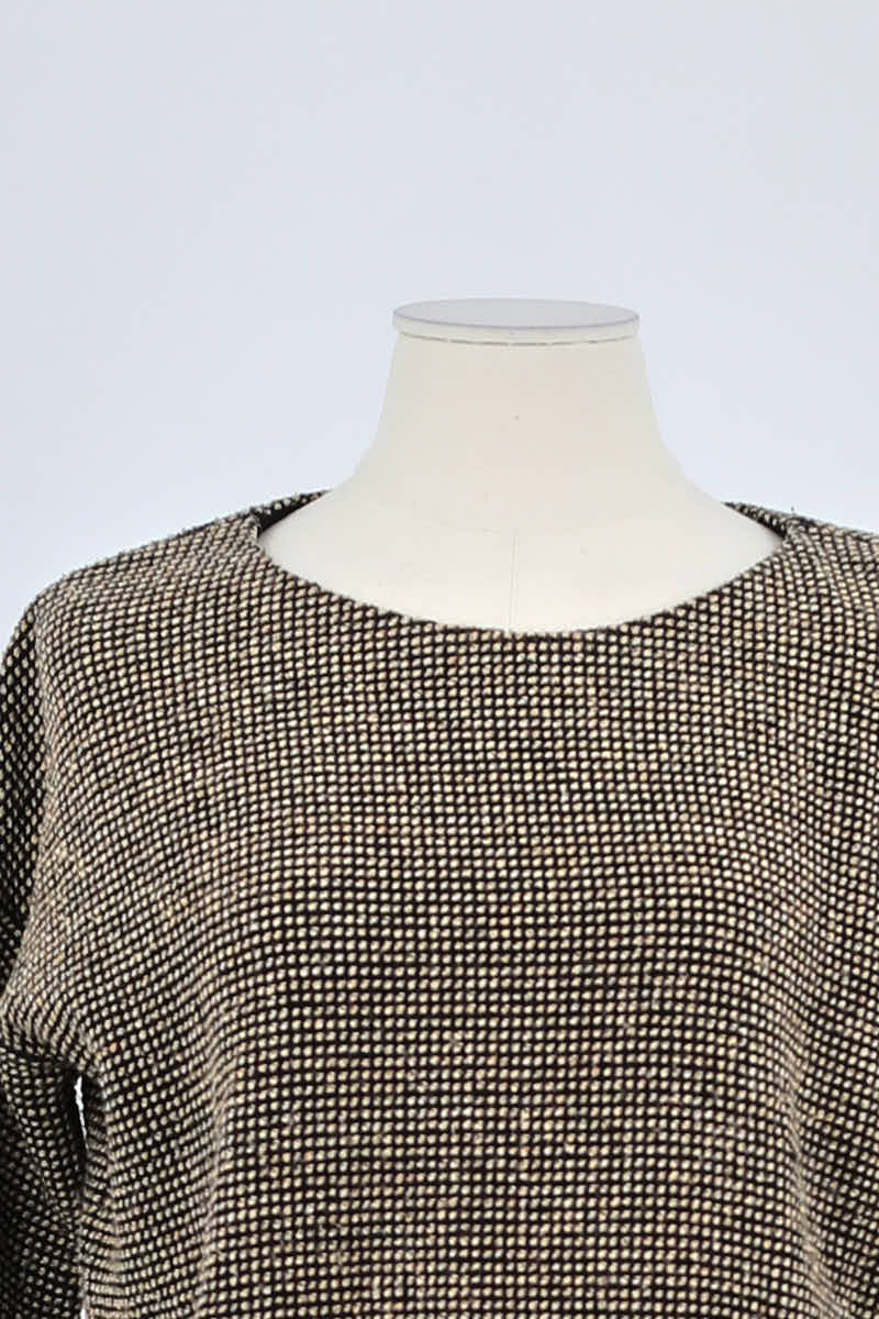 T-shirt Bash Marron en Laine