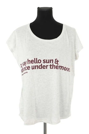 T-shirt Ba&Sh milo Gris en Coton, taille S - Seconde Main