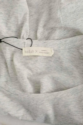 T-shirt Ba&Sh milo Gris en Coton