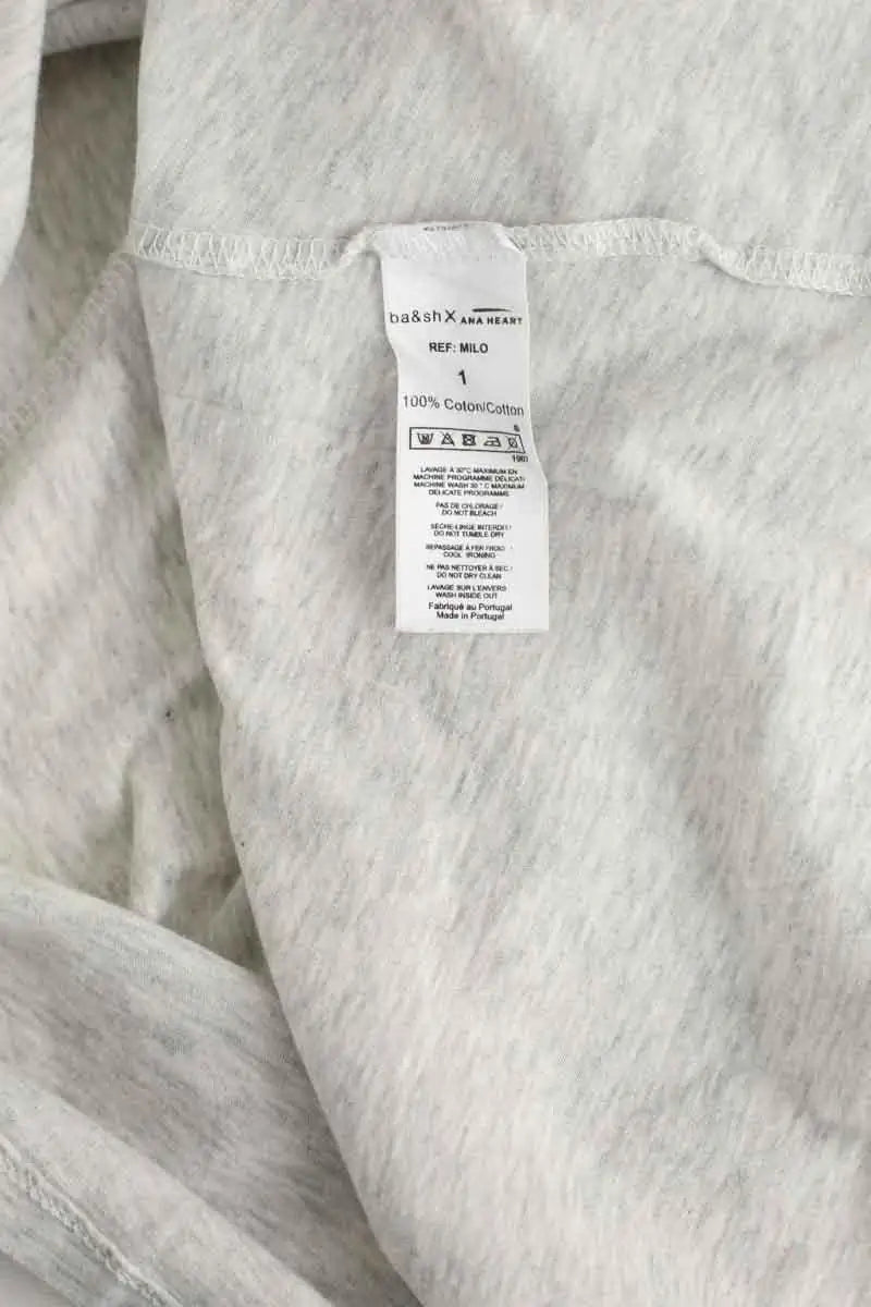 T-shirt Ba&Sh milo Gris en Coton