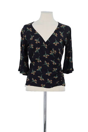 T-shirt Bash Noir en Viscose, taille XS - Seconde Main
