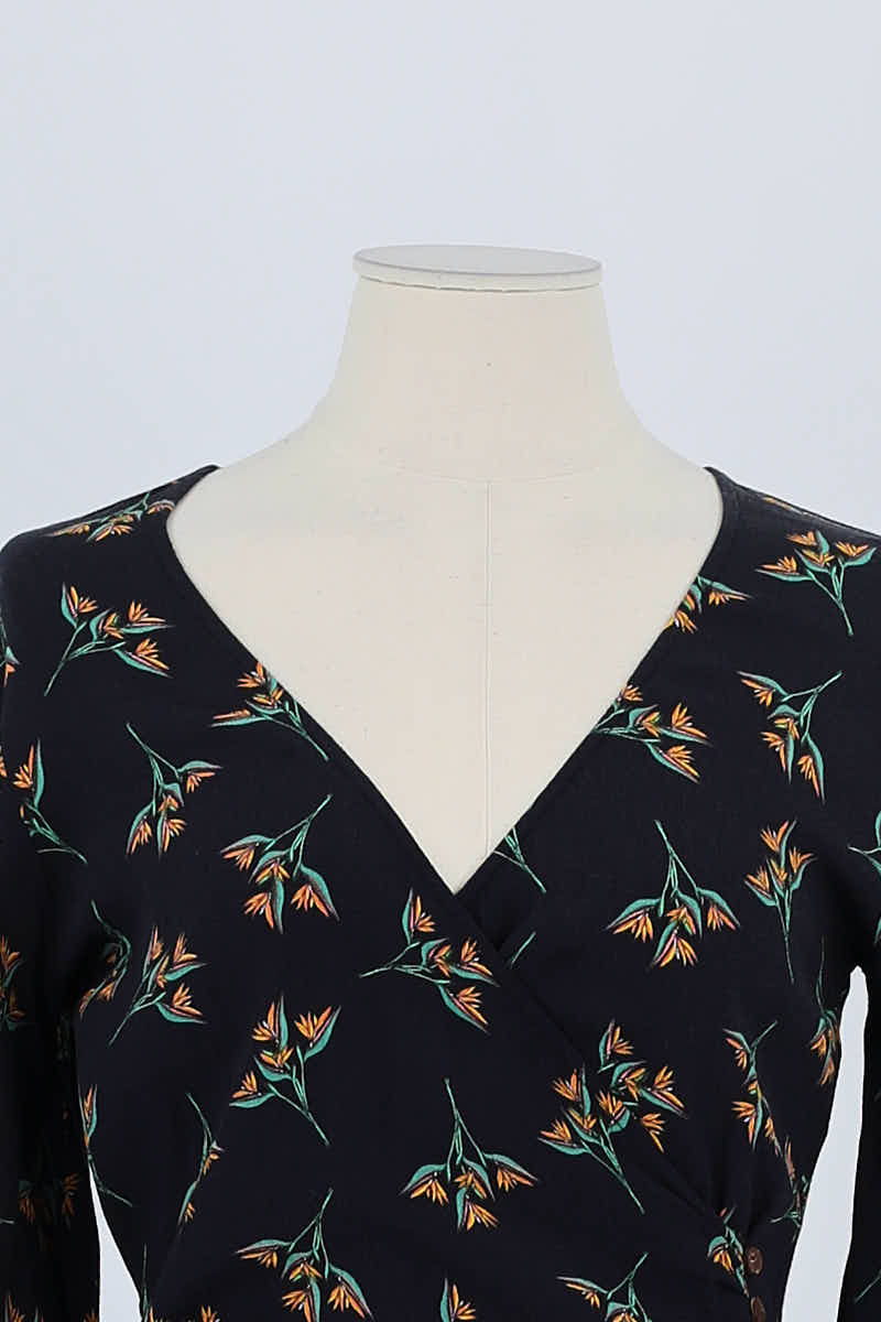 T-shirt Bash Noir en Viscose