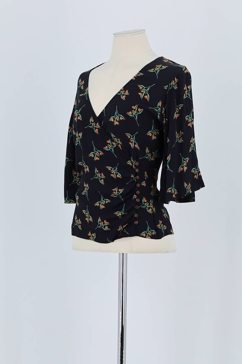 T-shirt Bash Noir en Viscose