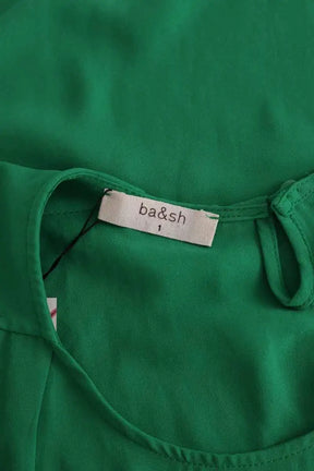 T-shirt Ba&Sh Vert en Synthétique
