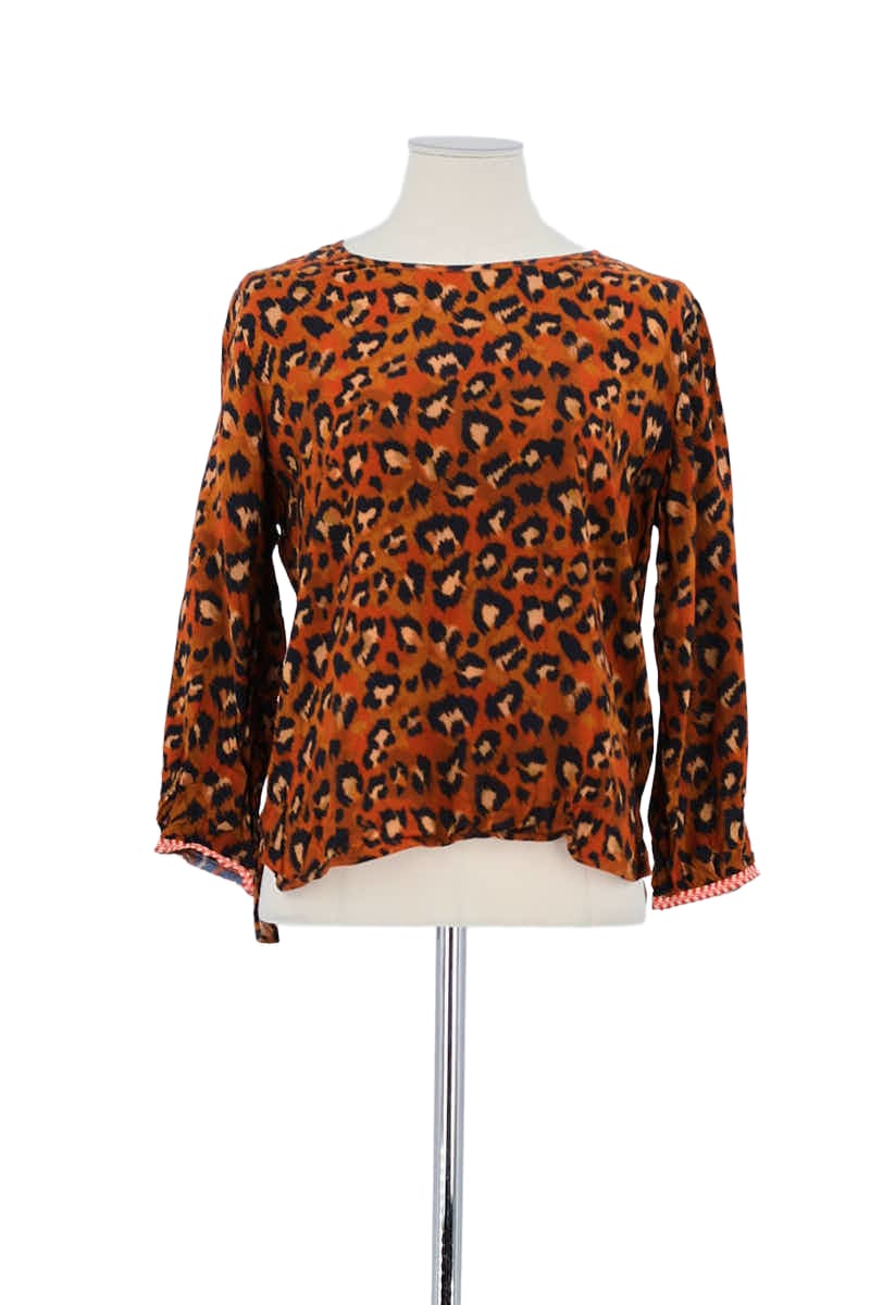 T-shirt Bellerose Marron en Viscose, taille S - Seconde Main