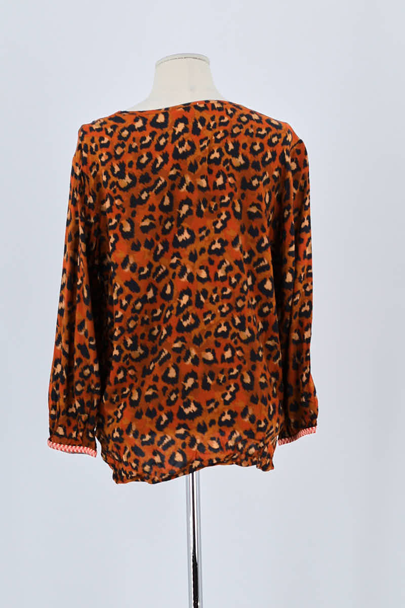 T-shirt Bellerose Orange en Viscose