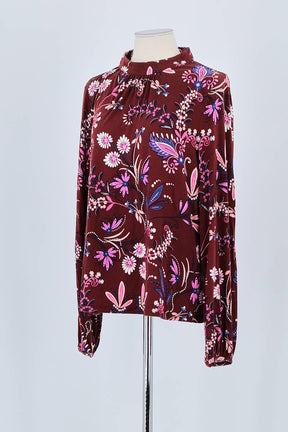 T-shirt Boden Bordeaux en Viscose
