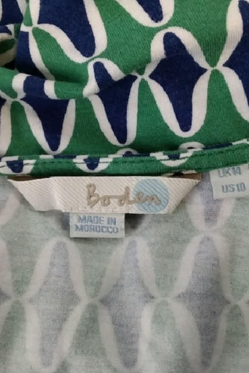 T-shirt Boden Vert en Viscose