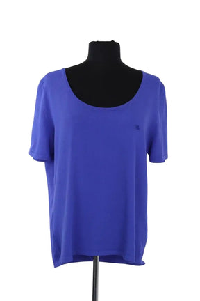 T-shirt Burberry Bleu en Synthétique, taille M - Seconde Main